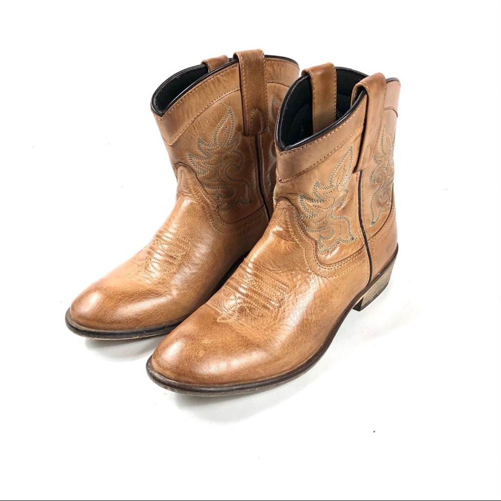 Dingo Women’s Willi 6" Cowgirl Ankle Boots Sz 7.5